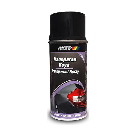 Motip Transparan Siyah Stop Boyası Sprey 400 ML