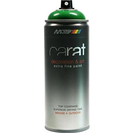 Motip Carat Parlak Yaprak Yeşili Sprey Boya 400 ml. RAL 6002