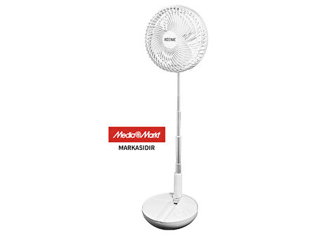 KOENIC KTF 18422 USB Masaüstü Kompakt Vantilatör Beyaz