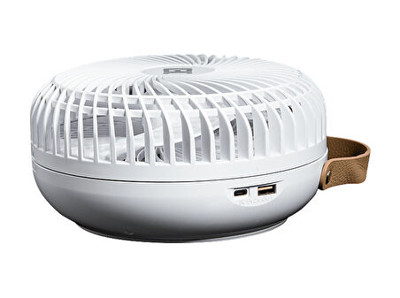 KOENIC KTF 18422 USB Masaüstü Kompakt Vantilatör Beyaz