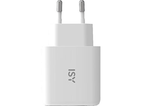 ISY IWC-0004 45W 2xUSB C WT Güç Adaptörü Beyaz