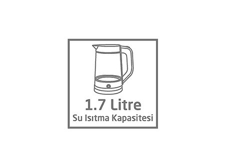 KOENIC KTM 151726 M TR Cam Çay Makinesi