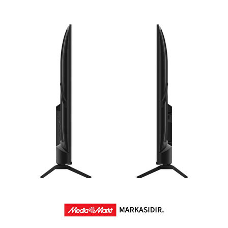 PEAQ 55Q80 55 inç 139 Ekran Dahili Uydu Alıcı Google 4K Ultra HD QLED TV