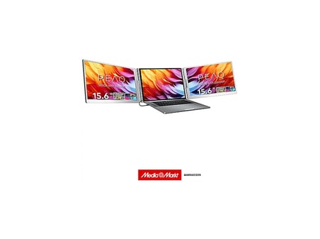PEAQ PMO P150-FDB 15.6'' Full HD 60 Hz IPS Çift Ekranlı Taşınabilir Laptop Monitörü