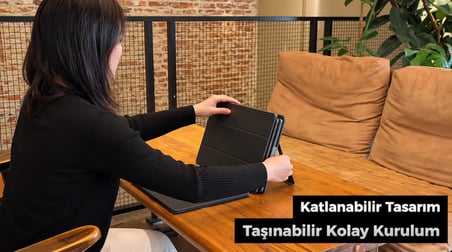 PEAQ PMO P150-FTB 15.6'' Full HD 60 Hz IPS Üçlü Taşınabilir Laptop Monitörü