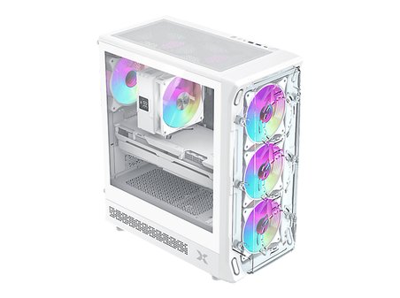 XPERION Styx AMD RYZEN 5 7500F ASUS PRIME B650M-R ASUS  RTX5060 EVO 8G  16GB DDR5 RAM 512GB M2 SSD  650W FDOS Gaming Masaüstü Bilgisayar Beyaz