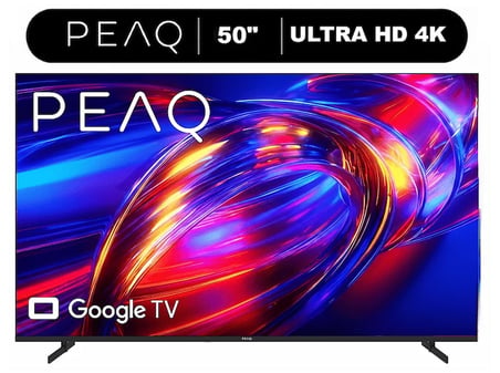 PEAQ 50U8500 50'' Smart TV – Google İşletim Sistemli, Dahili Uydu Alıcılı 4K UHD TV