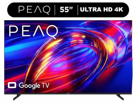 PEAQ 55U8500 55'' Smart TV – Google İşletim Sistemli, Dahili Uydu Alıcılı 4K UHD TV