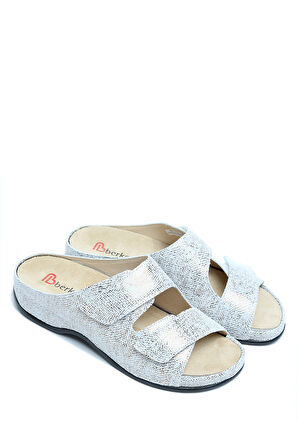 1002 Berkemann Daria Kadın Anatomik Deri Terlik 3.0-8.5