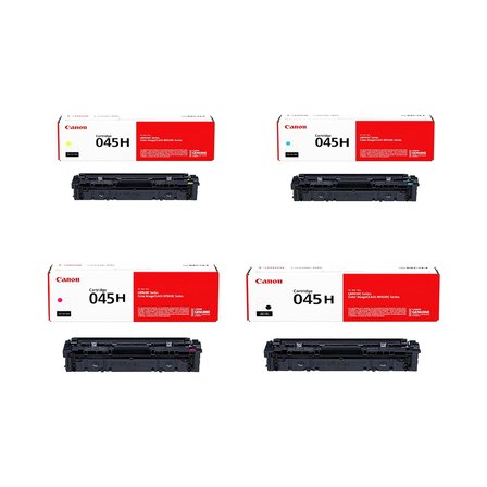 Canon CRG-045H Toner Seti Cmyk - LBP-611CN-LBP-612CDW 2200 Sayfa Renkli Orjinal Toner