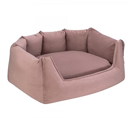 Pet Comfort Barcelona Kedi ve Köpek Yatağı Pudra Pembe 75x65cm