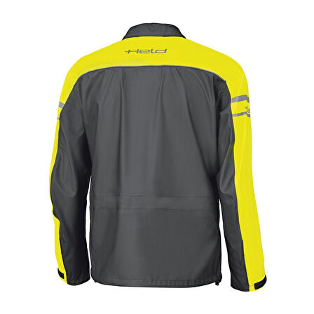 Held Rain Stretch Üst Motosiklet Yağmurluk Siyah  Sarı