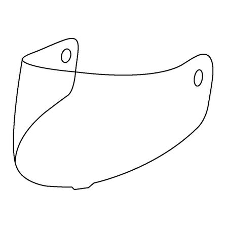 Held Root Kask İçin Şeffaf Vizör (Mıknatıslı Model) Şeffaf