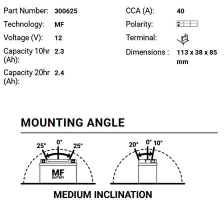 BS Battery BT4B-BS Motosiklet Aküsü Sulu MF 300625