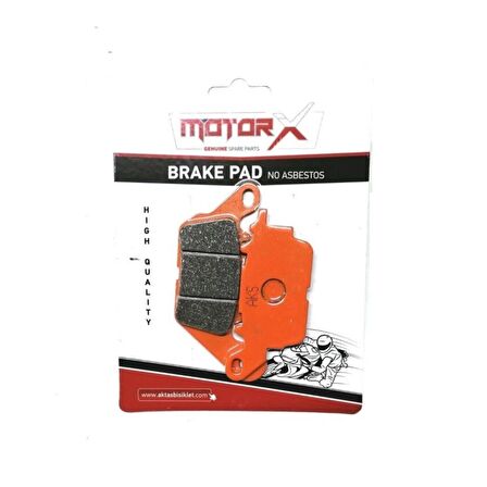 Rmg Moto Gusto Rapid 50cc Motosiklet Ön Fren Disk Balatası | Turuncu