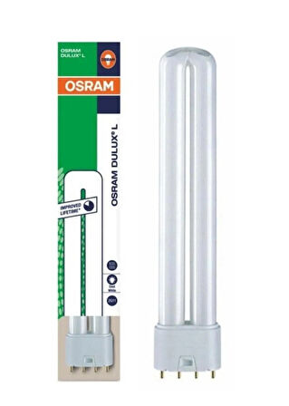 Osram Dulux L -18w/840- Cool White- 2g11 Duylu-1200lumen-made In Italy