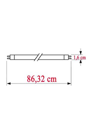 Osram HE 21W/830 T5 Floresan Ampul Sarı 3000K