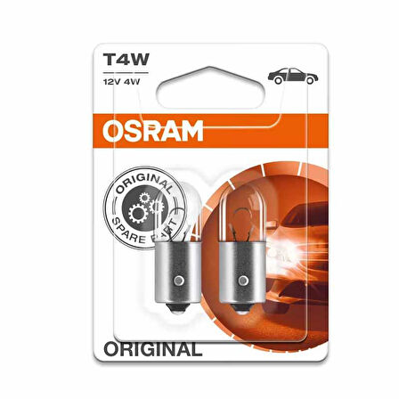 Osram Yardimci Lamba Motosiklete Uygun T4W 12V 4W 35Lm 3893-2BL