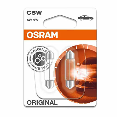 Osram Plaka Lambasi Original 12V 5W 6418-2BL