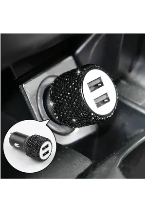 Gümüş Taşlı Çakmaklık Şarj Cihazı Usb