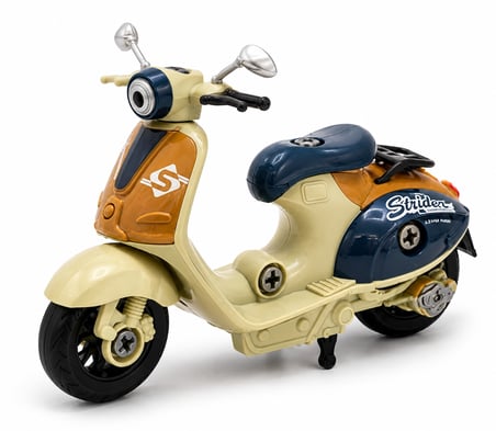 18 cm klasik Oyuncak Scooter motor