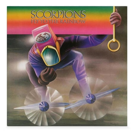 Scorpions Fly To The Rainbow Plak Remastered Transparent Purple Vinyl