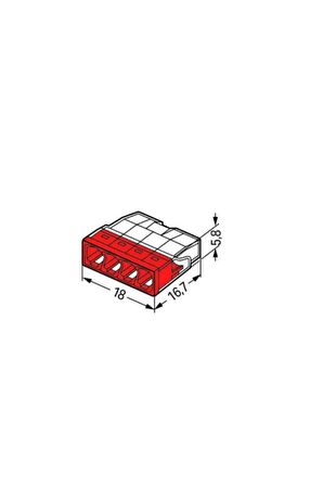 Wago Buat Klemensi 4x2,5MM (100 ad) WAG2273204