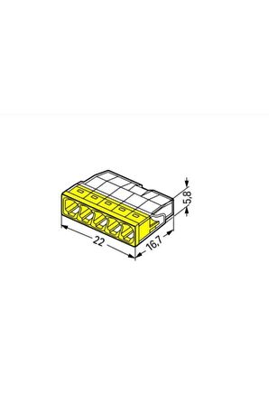 Wago Buat Klemensi 5x2,5MM (100 ad) WAG2273205