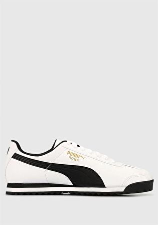 Puma Basic - Erkek Beyaz-Siyah Spor Ayakkabı - 353572 04