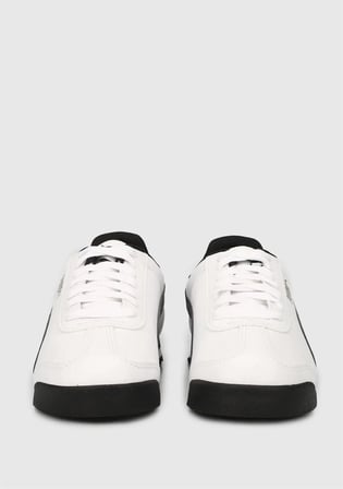 Puma Basic - Erkek Beyaz-Siyah Spor Ayakkabı - 353572 04