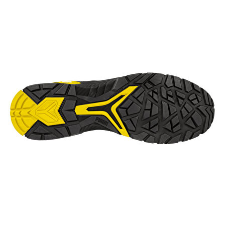 Safety Amsterdam Sarı Siyah Low Alüminyum Burunlu İş Ayakkabısı S3 SRC 40 Numara