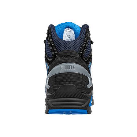 Safety Rio Mid Mavi Siyah Alüminyum Burunlu Kaydırmaz İş Ayakkabısı S3 SRC 45 Numara