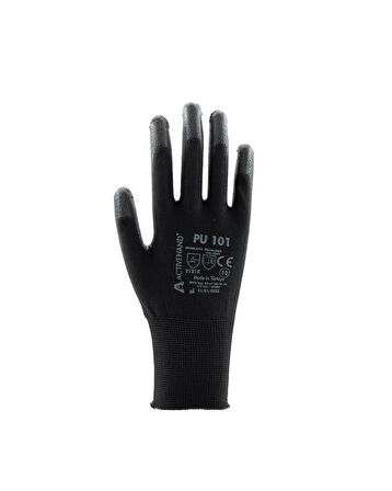 Activehand PU-101 Hassas İş Eldiveni Siyah