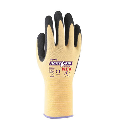 TOWA-AG Advanced KEV 591 ActivGrip™ Advanced Kevlar® Üzerine MicroFinish® Nitril Kaplı İş Eldiveni