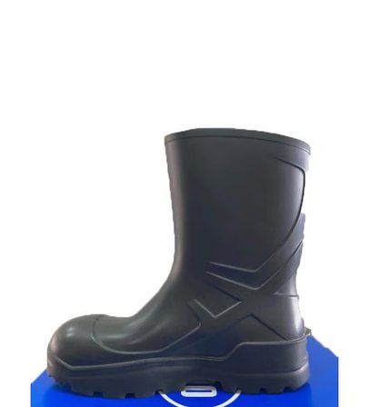 TECHNOBOOTS O4 Koyu Yeşil 27 cm. TPU Poliüretan  Kısa Çizme %100 Su Geçirmez Çelik Burunsuz