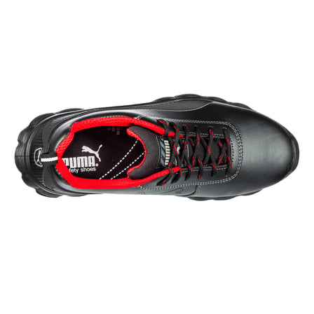Puma Safety Condor Low Siyah Çelik Burunlu Nubuk Deri İş Ayakkabısı S3 SRC ESD 37 Numara