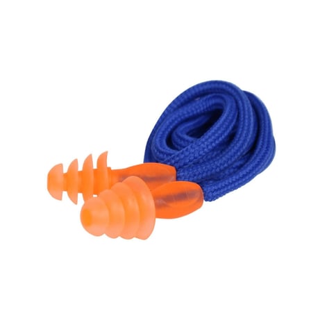 Essafe GE 1425 Çam Tipi Kordonlu ve Kutulu Kulak Tıkacı 34 dB (100'lü Paket)