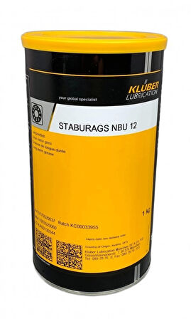 Klüber Staburags NBU 12 1KG – Yüksek Basınca Dayanıklı Rulman Gresi | Uzun Ömürlü ve Suya Dayanıklı Gres