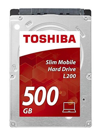 Toshiba L200 2.5 inç 500 GB 5400 RPM Sata 3.0 Harddisk 