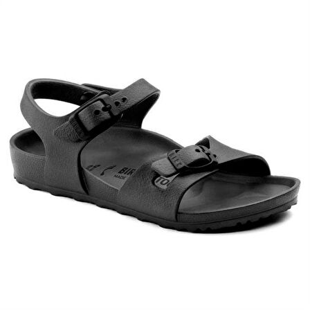 Birkenstock SİYAH Erkek Çocuk - Genç Terlik 126113 BIRKENSTOCK RIO EVA Çocuk SNDLT BLACK