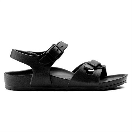 Birkenstock SİYAH Erkek Çocuk - Genç Terlik 126113 BIRKENSTOCK RIO EVA Çocuk SNDLT BLACK