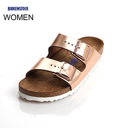 Birkenstock Arizona Sfb Nl Metallic 952093 Kadın Terlik