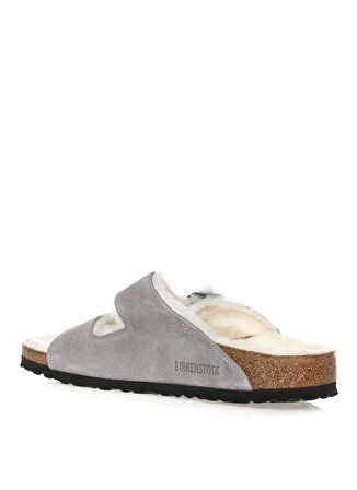 Birkenstock Taş Erkek Pelüş Ev Terliği 1017403 ARIZONA