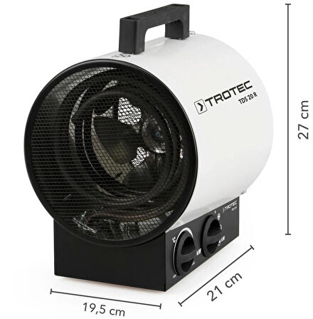 Trotec TDS 20 R Fanlı Elektrikli Isıtıcı