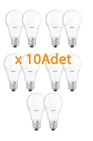 Osram 10W(75W) E27 Led Ampul 6500K Beyaz (10 Adet)