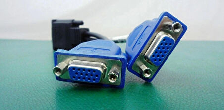 Dell 0G9438 DMS-59 to Dual VGA Adapter