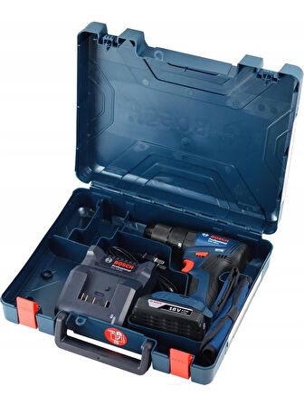 Bosch Professional GSB 185-Li 2.0 Ah Tek Akülü Kömürsüz Motor Darbeli Matkap + 23 Parça Aksesuar Set - 06019K3102