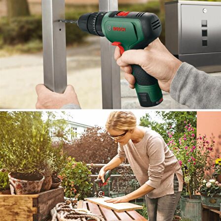 Bosch 1200 EasyImpact Darbeli Matkap + EasyCut 12 Solo + 12V Akü ve Sarj Aleti