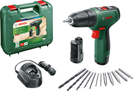 Bosch EasyDrill 1200 1,5Ah Çift Akü Delme/Vidalama Makinesi - 06039D3007