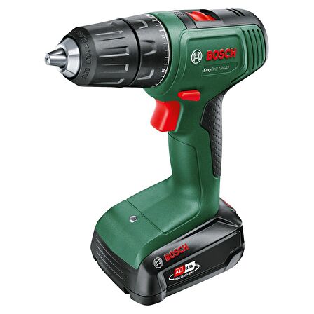 Bosch EasyDrill 18V-40 1.5Ah Çift Akü Delme/Vidalama + 241 Parça Aksesuar Seti